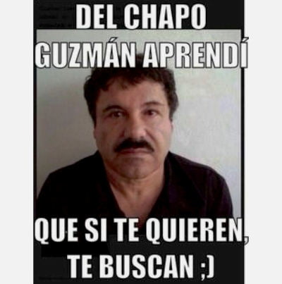 Imagen del Chapo Guzmán en penitenciaria