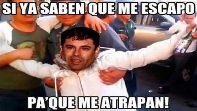 Imagen del Chapo atrapado nuevamente