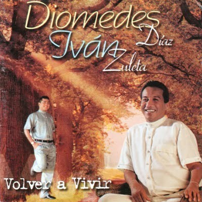 Carátula del Disco de Diomedes Volver a Vivir