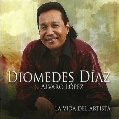 Carátula del Album de Diomedes La Vida del Artista