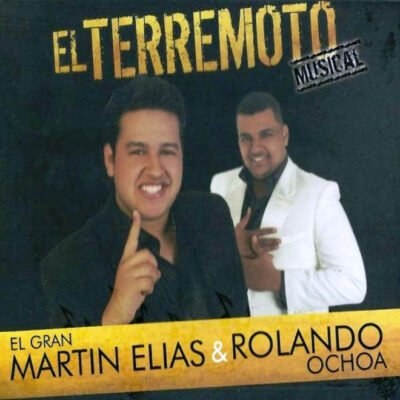 Carátula del Disco El Terremoto Musical de Martín Elias y Rolando Ochoa