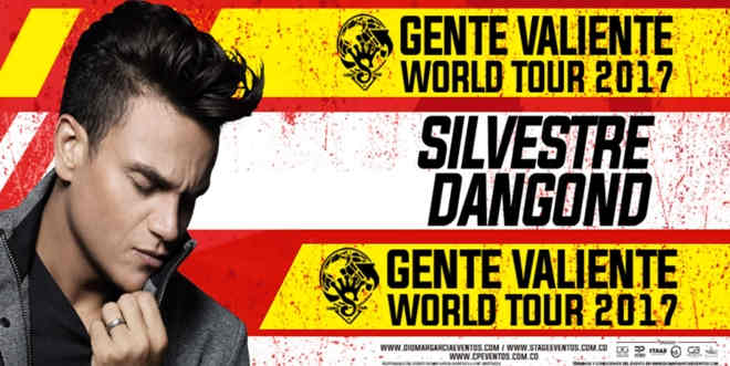 Fechas confirmadas de la gira Gente Valiente Worldtour 2017 de Silvestre Dangond