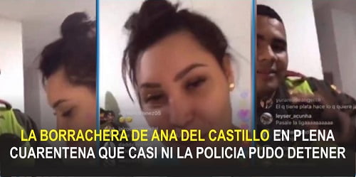 La borrachera que se pegó Ana Del Castillo en plena cuarentena