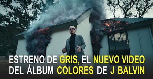 J Balvin presenta su nuevo video Gris, incluído en su álbum Colores