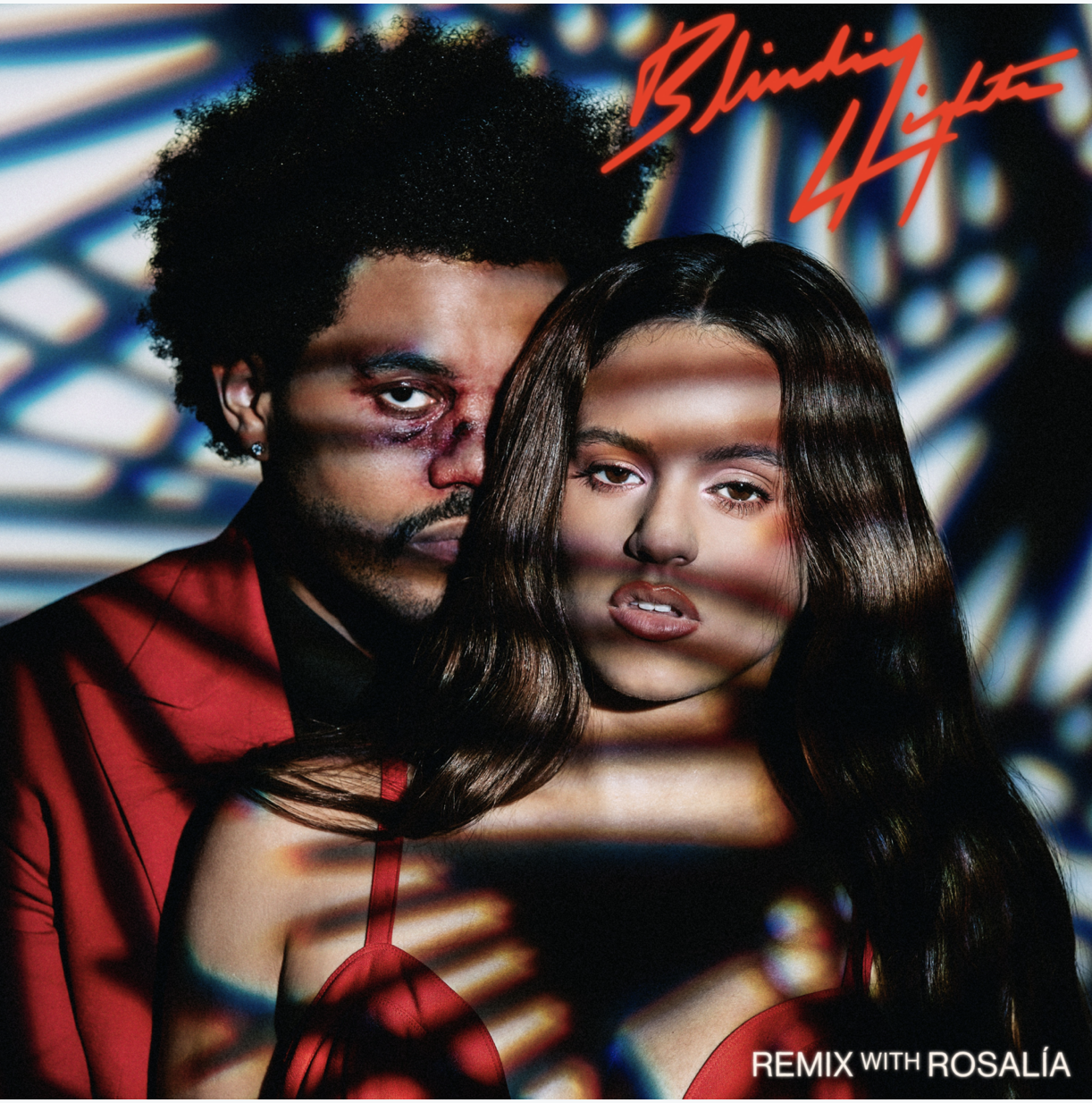 Imagen de Weeknd y Rosalía