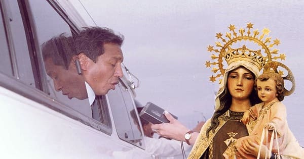 Diomedes Díaz y la Virgen del Carmen